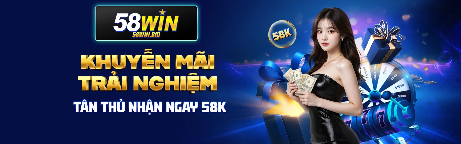 Banner thương hiệu 58WIN